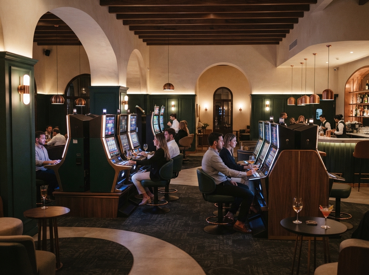 Relaxed modern gaming lounge in Córdoba